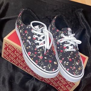 VANS SHOES POLKA DOT FLORAL